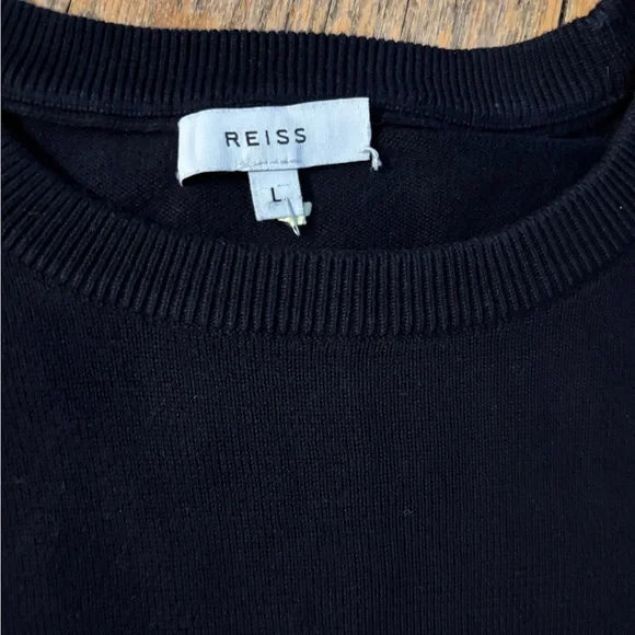 Reiss Men's Dark Navy Crewneck Sweater